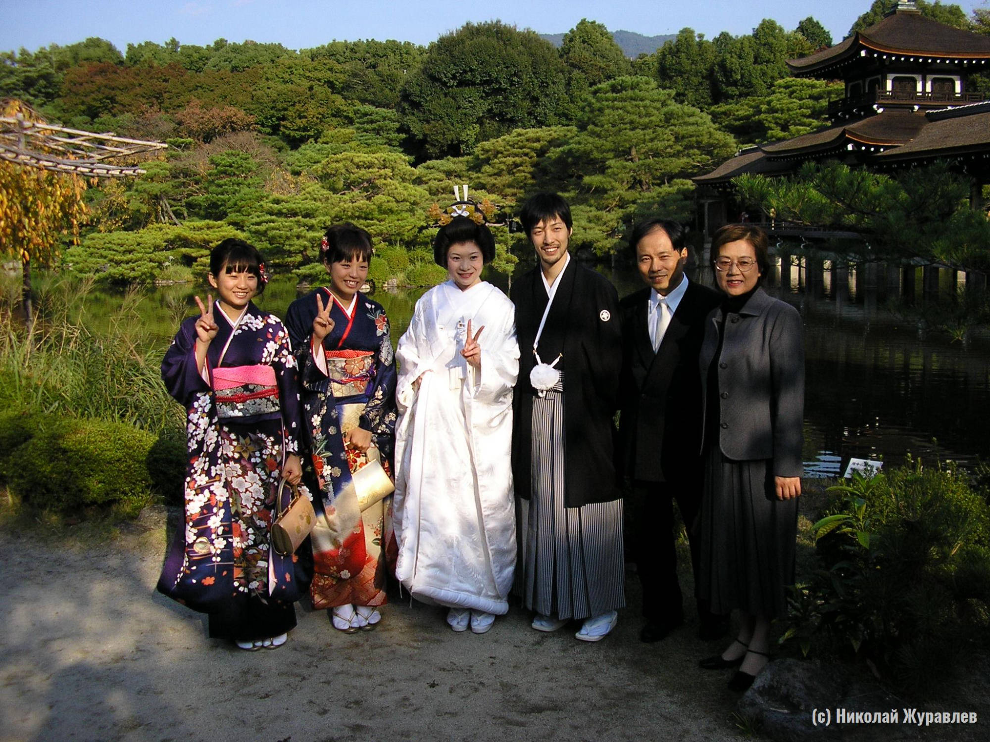 Японская свадьба в Храме Киёмидзу-дэра