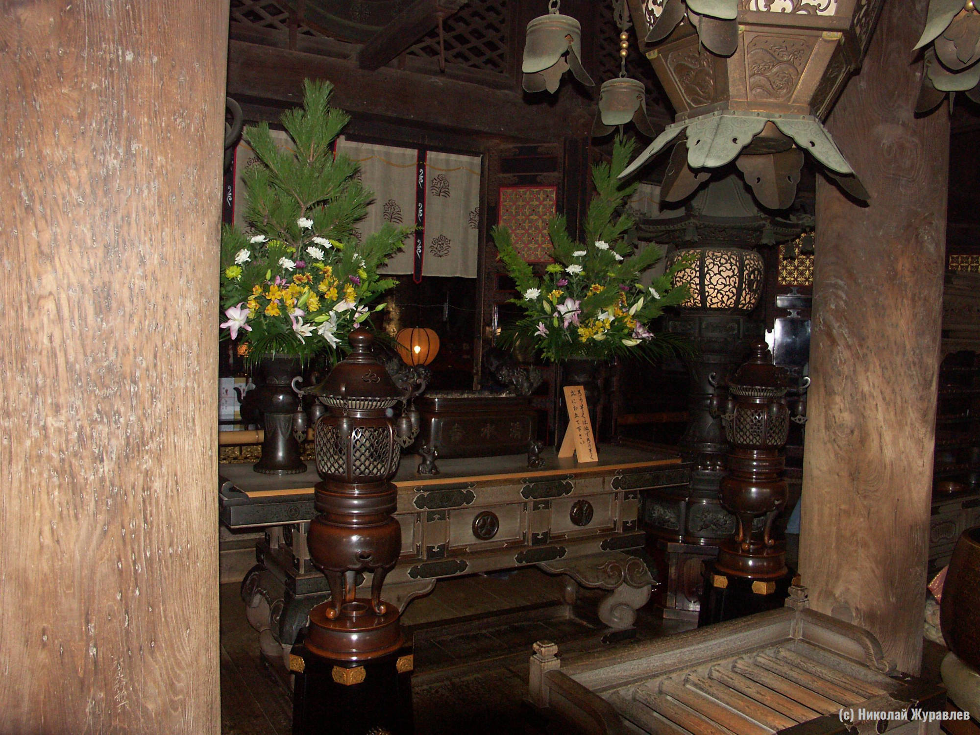 Храм Киёмидзу-дэра внутри